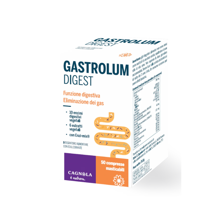 Dott Cagnola Gastrolum Digest 50 compresse masticabili