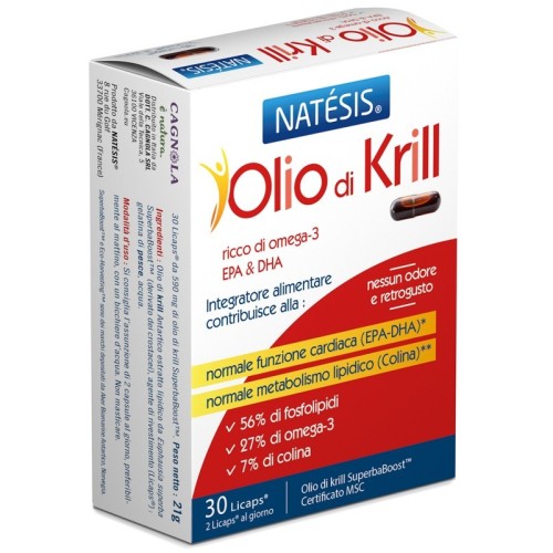 Natesis Olio di Krill 30 capsule