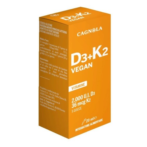 Dott Cagnola D3+K2 Vegan 2000UI 20 ml