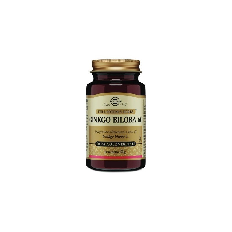 Solgar Ginkgo Biloba 60 capsule vegetali