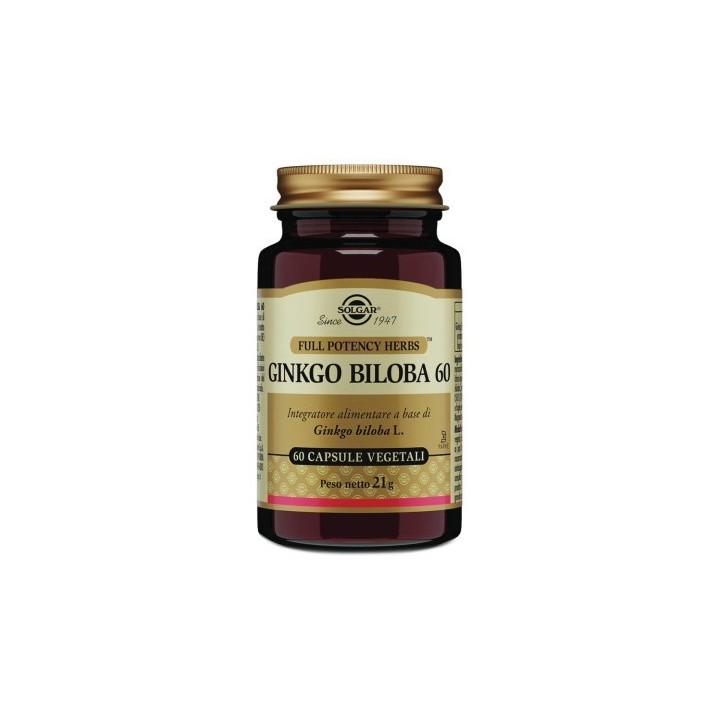 Solgar Ginkgo Biloba 60 capsule vegetali