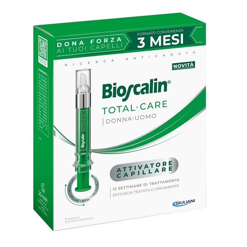 Bioscalin Total Care Attivatore Capillare isfrp1- Trattamento 12 settimane 2 applicatori fiale