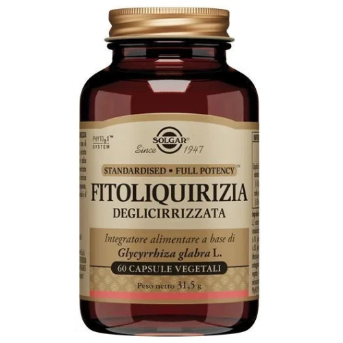 Solgar Fitoliquirizia Deglicirizzata 60 capsule vegetali