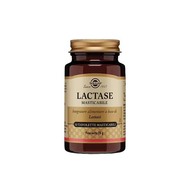 Solgar Lactase Masticabile 30 tavolette