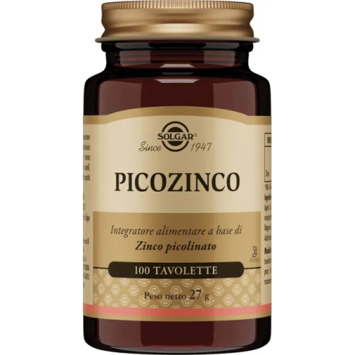 Solgar Picozinco 100 tavolette