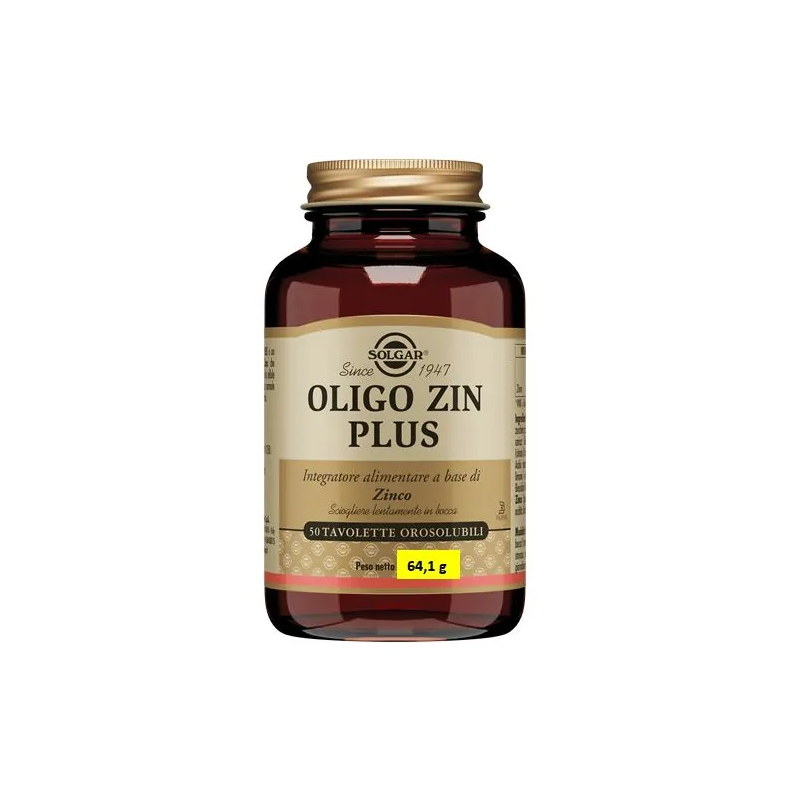 Solgar Oligo Zin Plus 50 tavolette masticabili