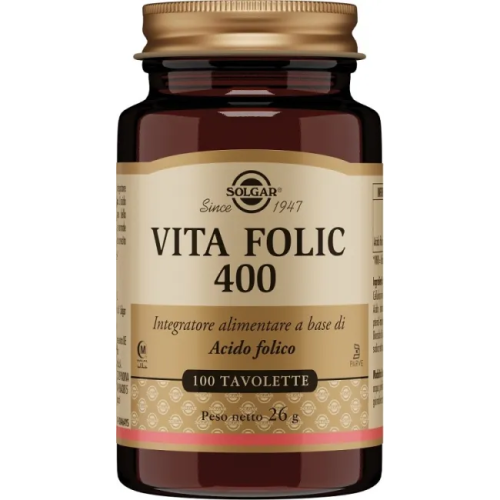 Solgar Vita Folic 400 100 tavolette
