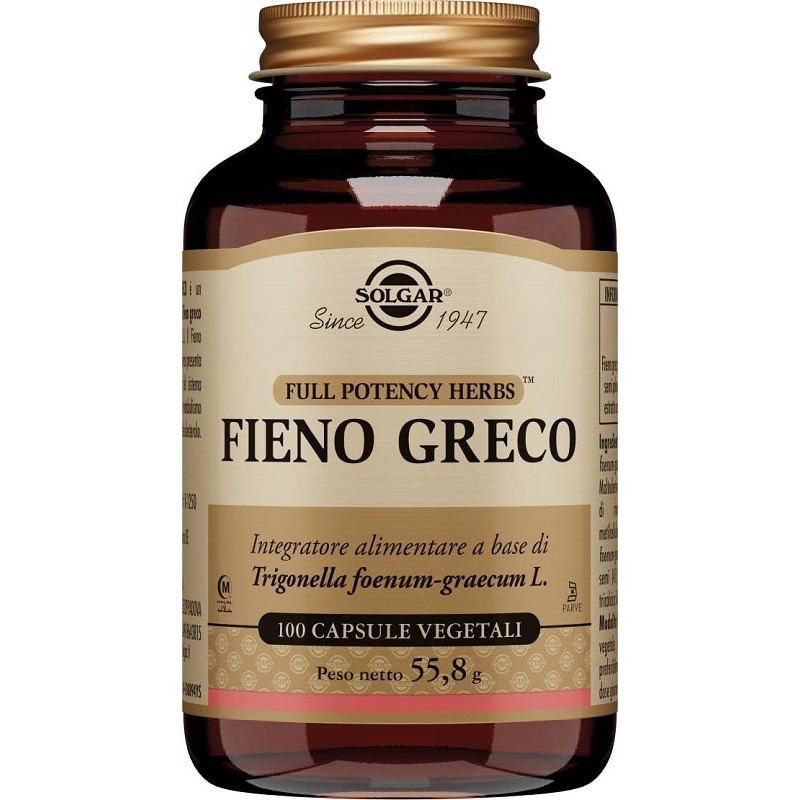 Solgar Fieno Greco 100 capsule vegetali