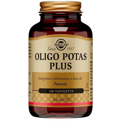 Solgar Oligo Potas Plus 100 tavolette