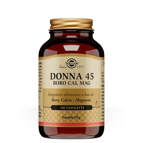 Solgar Donna 45 Boro Cal Mag 100 tavolette