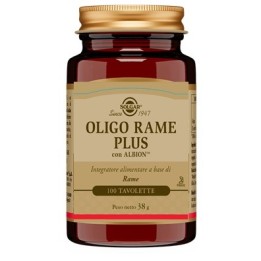 Solgar Oligo Rame Plus 100 tavolette