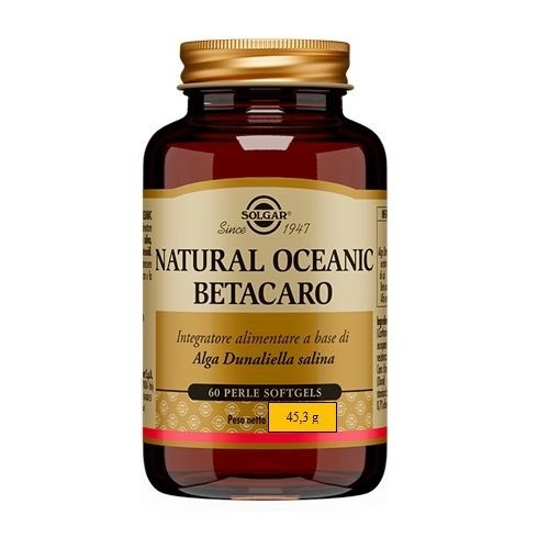 Solgar Natural Oceanic Betacaro 60 perle softgels