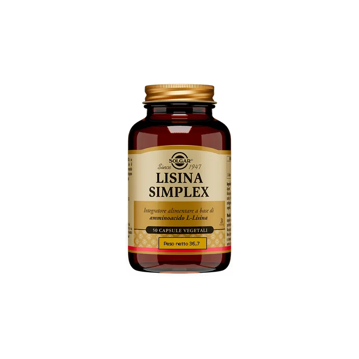 Solgar Lisina Simplex 50 capsule vegetali