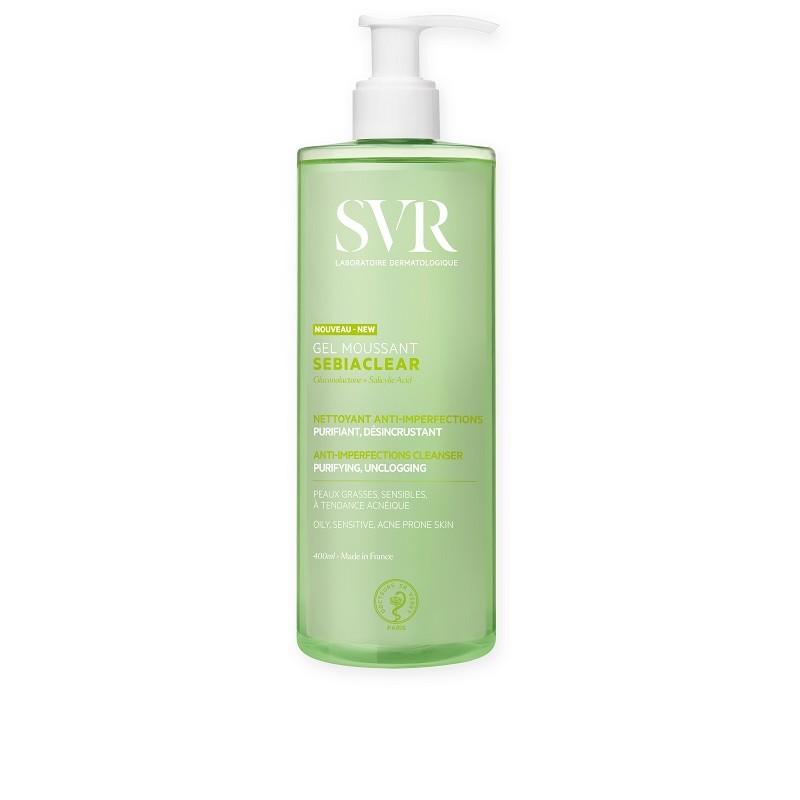 SVR Sebiaclear Gel Moussant Detergente Purificante 400ml