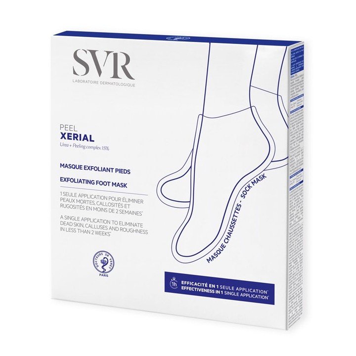 SVR Xerial Peel Maschera Piedi Esfoliante 2 Calzini