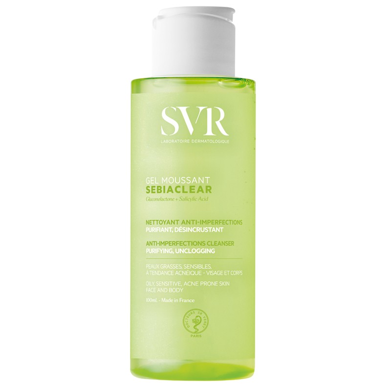 SVR Sebiaclear Gel Moussant 100ml