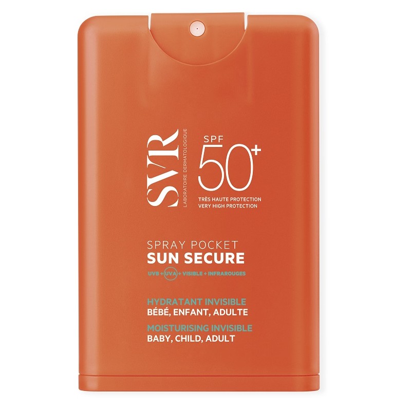 SVR Sun Secure Spray Pocket Solare Idratante Invisibile SPF50+ 20ml