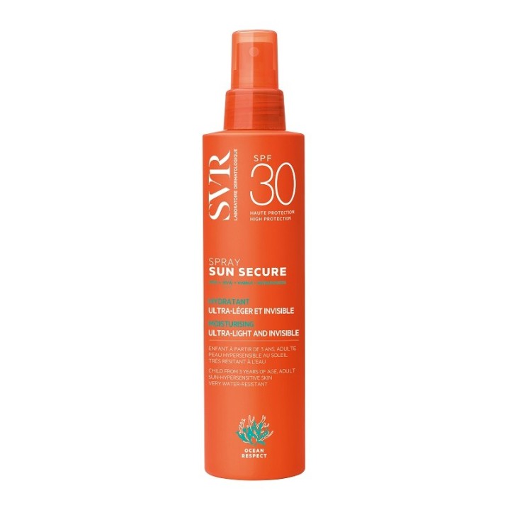 SVR Sun Secure Spray Solare Dry-Touch Viso/Corpo 200ml SPF30