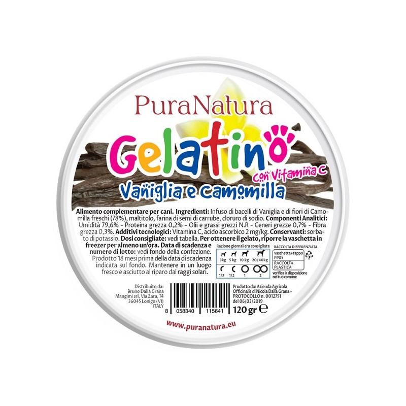 GELATINO VANIGLIA CAMOM 120G