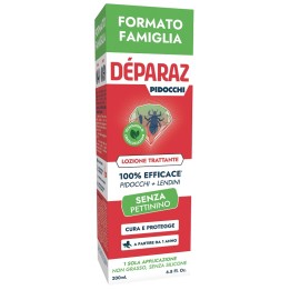 Deparaz Lozione Trattante Anti Pidocchio 200 ml - Formato Famiglia
