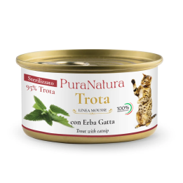MOUSSE STERILIZZATO TROTA CON ERBA GATTA