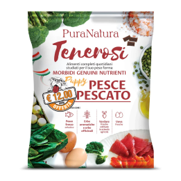 TENEROSI PUPPY PESCE PESCATO 800G