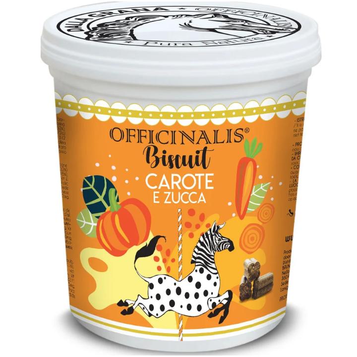 BISCOTTI CAVALLI CAROTE-ZUCCA 650G
