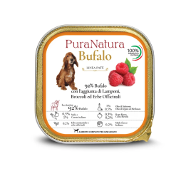 PATÉ ADULT BUFALO LAMPONI 150G