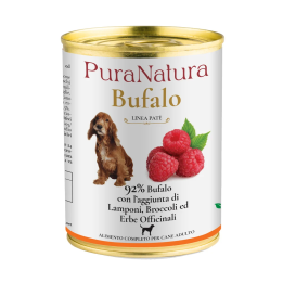 PATÉ ADULT BUFALO LAMPONI 400G