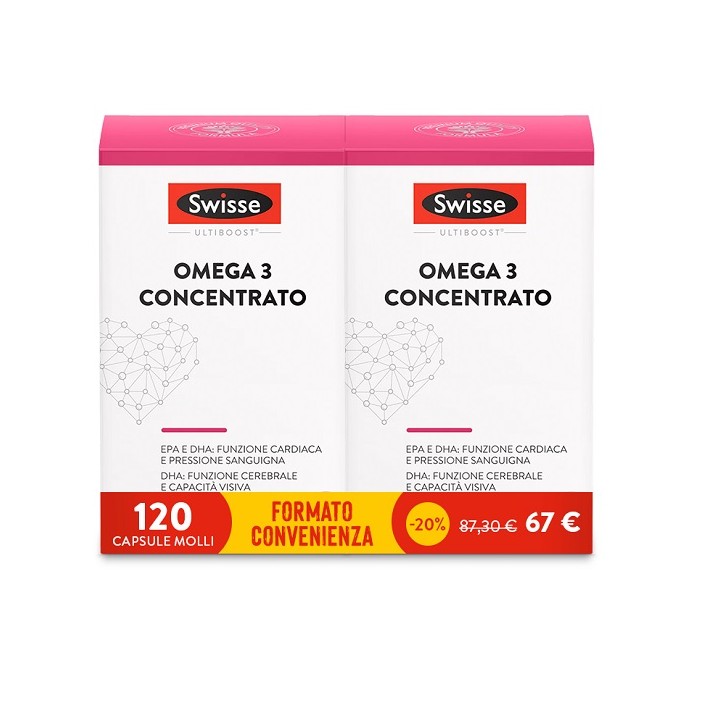 SWISSE OMEGA3 CONC60CPS BIPACK