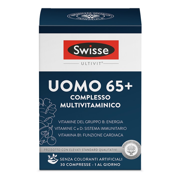 SWISSE UOMO 65+ MULTIVIT 30CPR
