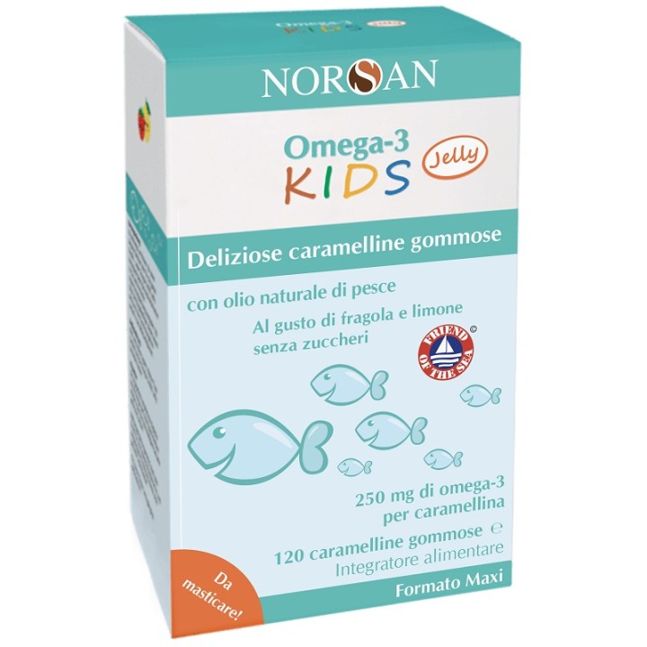 NORSAN OMEGA 3 KIDS 120JELLY