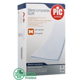 PIC Compresse Stericompress Soft 18x40cm 12 pezzi