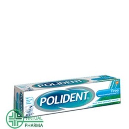 Polident Free Crema Adesiva per Dentiere Ipoallergenico 40 g