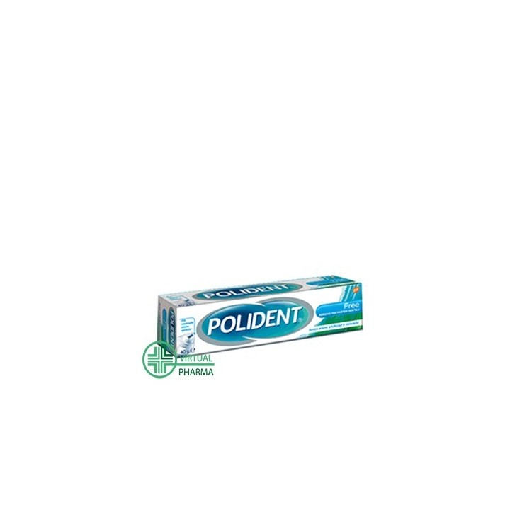 Polident Free Crema Adesiva per Dentiere Ipoallergenico 40 g