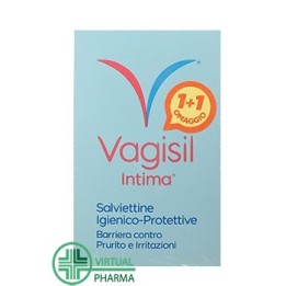 Vagisil intima Salviettine Igienico Protettive 10 salviettine + 10 in omaggio