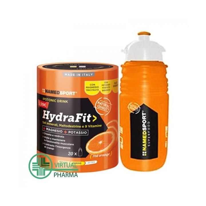Named Sport Hydrafit Polvere 400 g con Borraccia